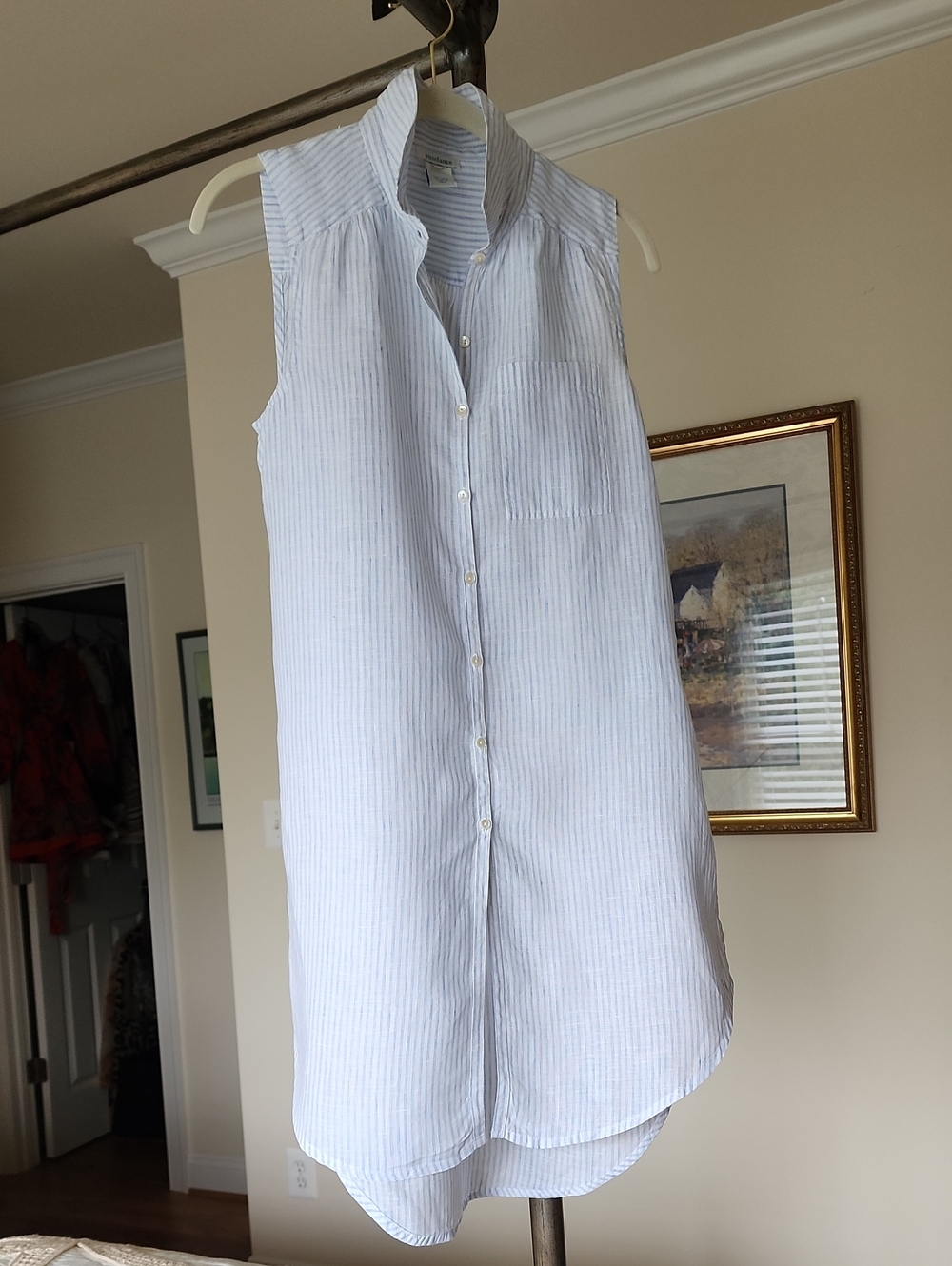 Sundance Striped Linen Tunic